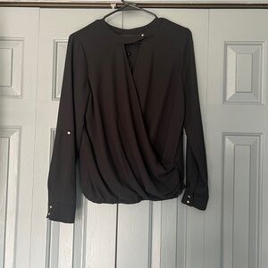 Chiffon black blouse